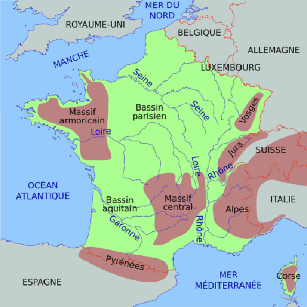 massif français