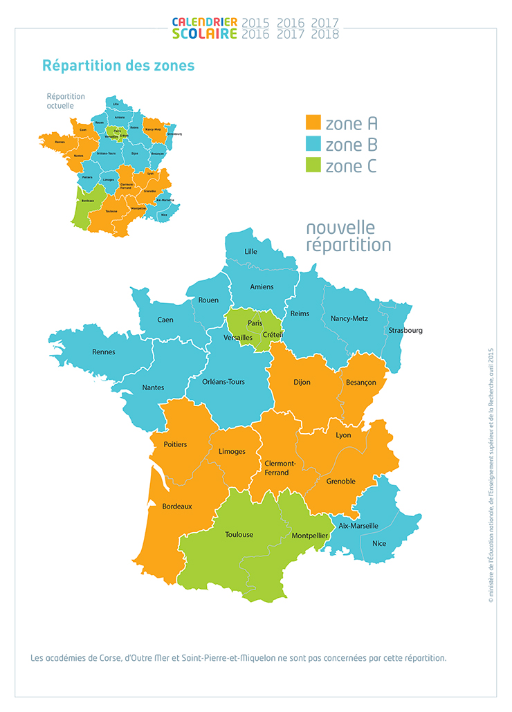 Carte de France pédagogique pour enseignement