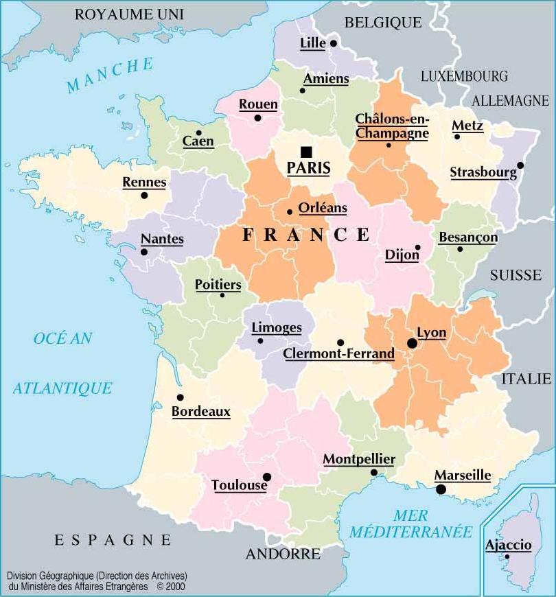 Carte de France