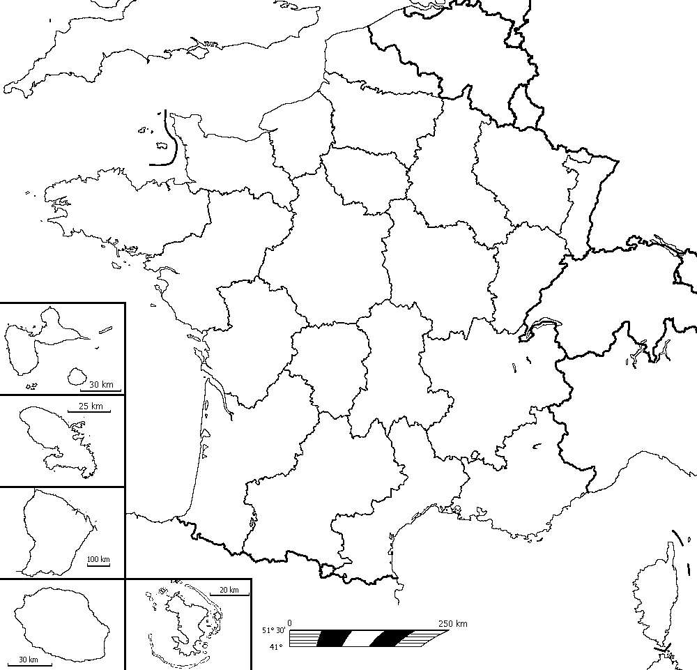 Villes de France : Carte vierge - Le blog des rusés