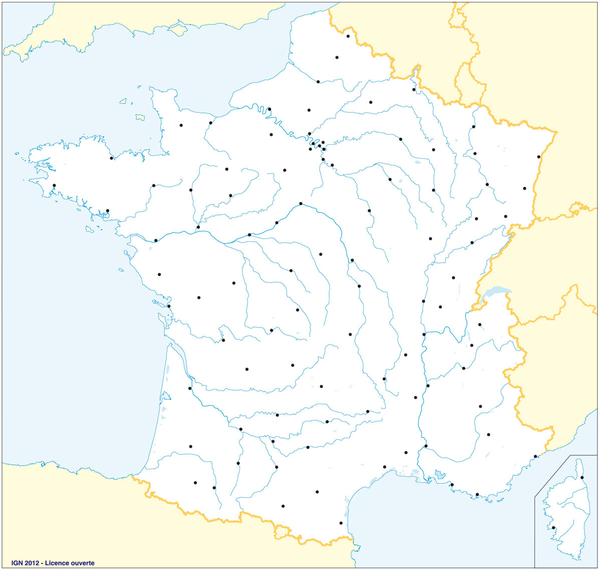 fleuves de france et affluents